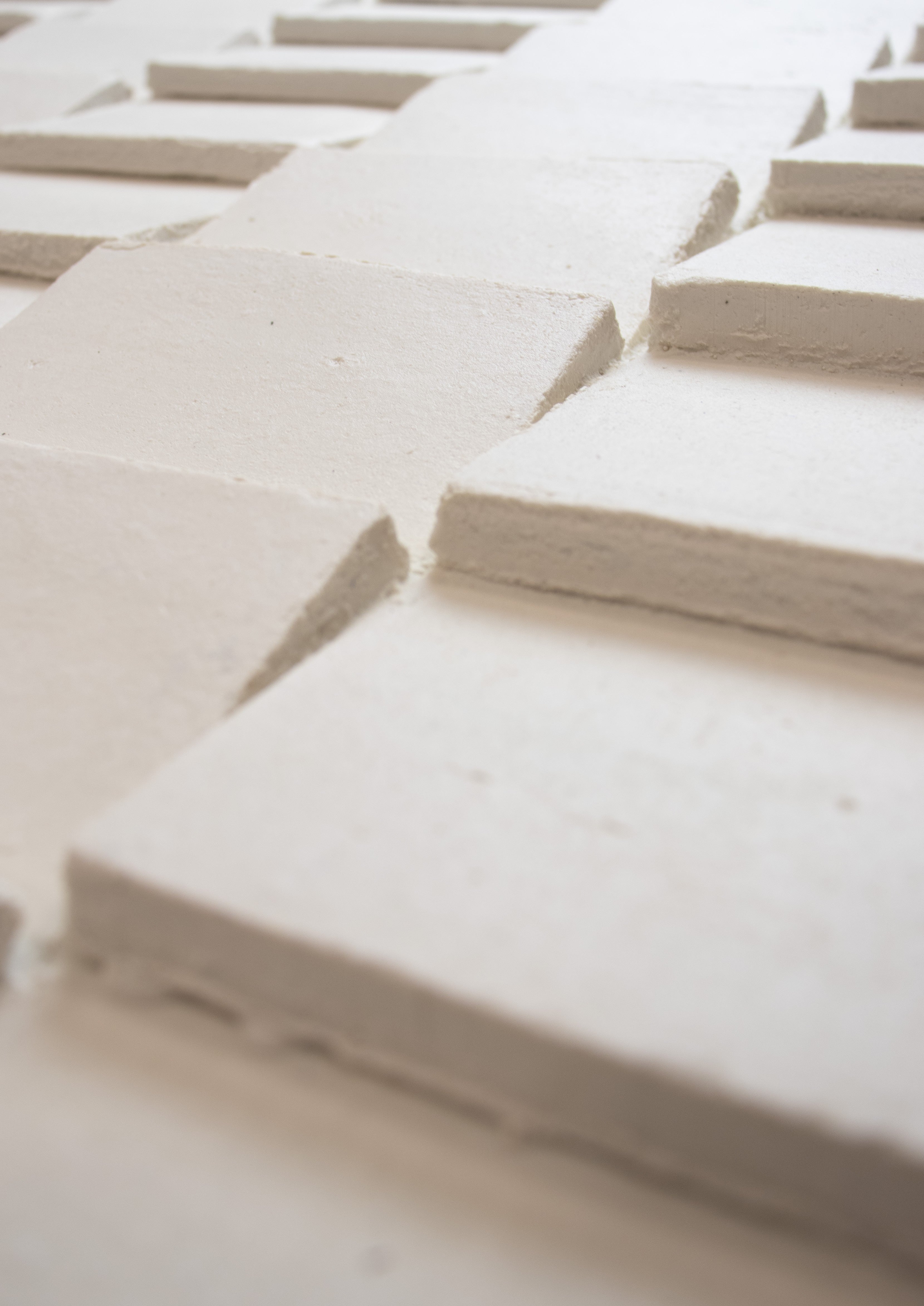 Fitwall Mattonella Raw White